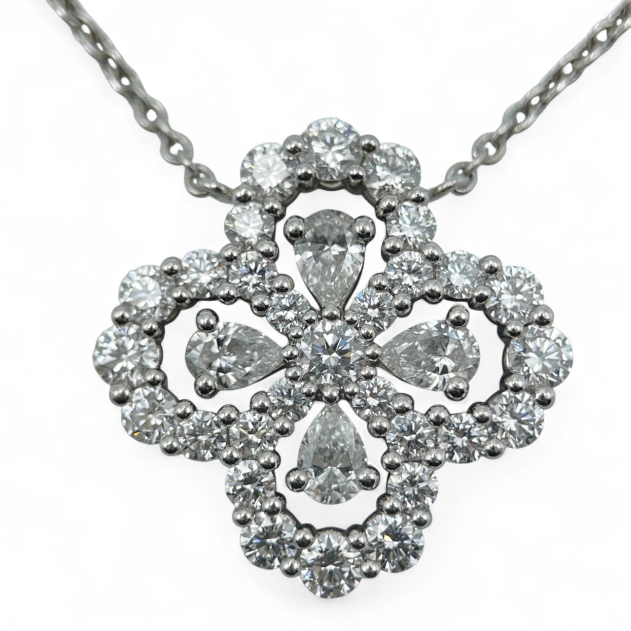 ハリーウィンストン ループ フルモチーフ ペンダント PEDPRPSML4C ダイヤモンド プラチナ