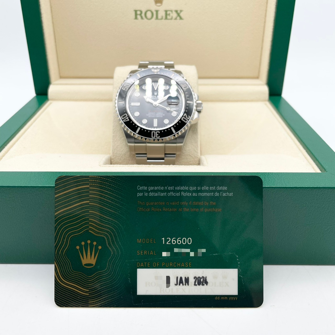 ロレックス シードゥエラー 126600 ブラック  43mm