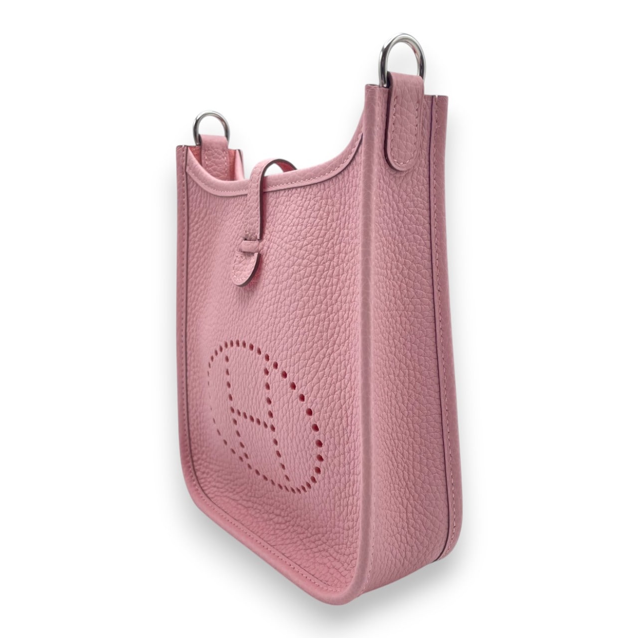 エルメス ミニエヴリン アマゾーヌ TPM ローズサクラ トリヨンクレマンス シルバー金具 K刻印