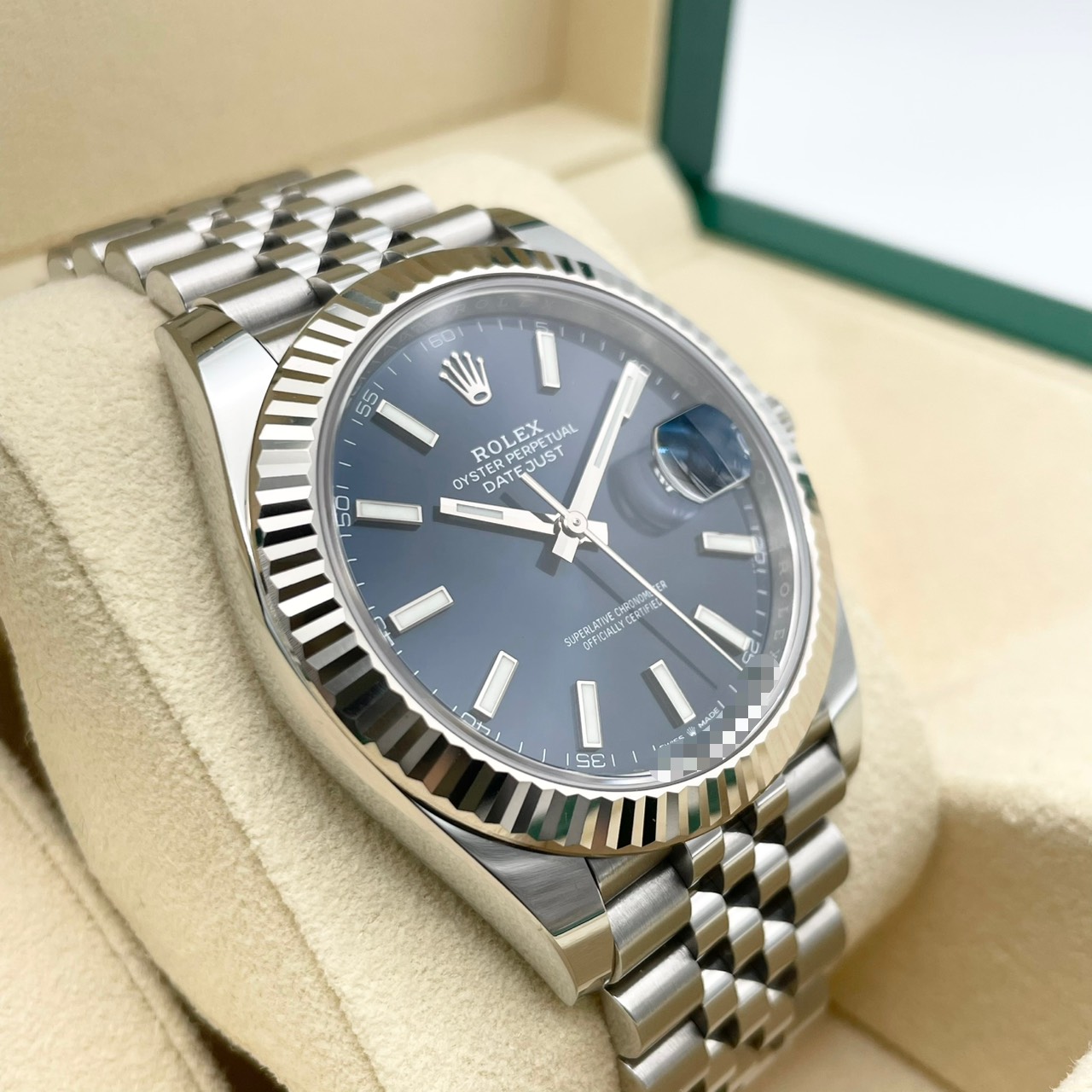 ロレックス デイトジャスト 126334  ブライトブルー ジュビリーブレス 41mm