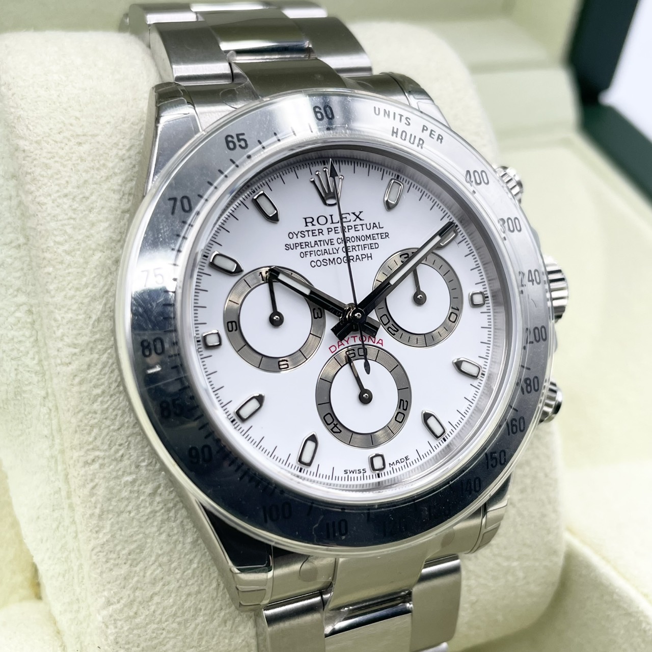 ロレックス デイトナ 116520 ホワイト ステンレススチール 40mm 