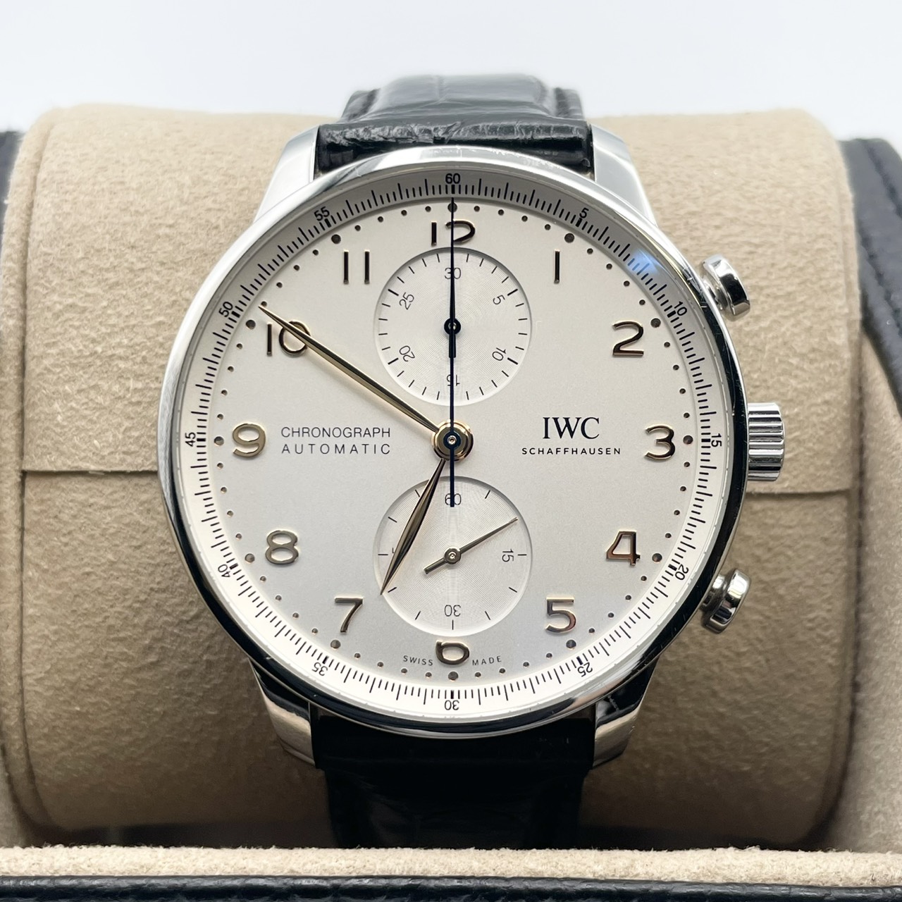 IWC ポルトギーゼ ・クロノグラフ IW371604 シルバー 41ｍｍ