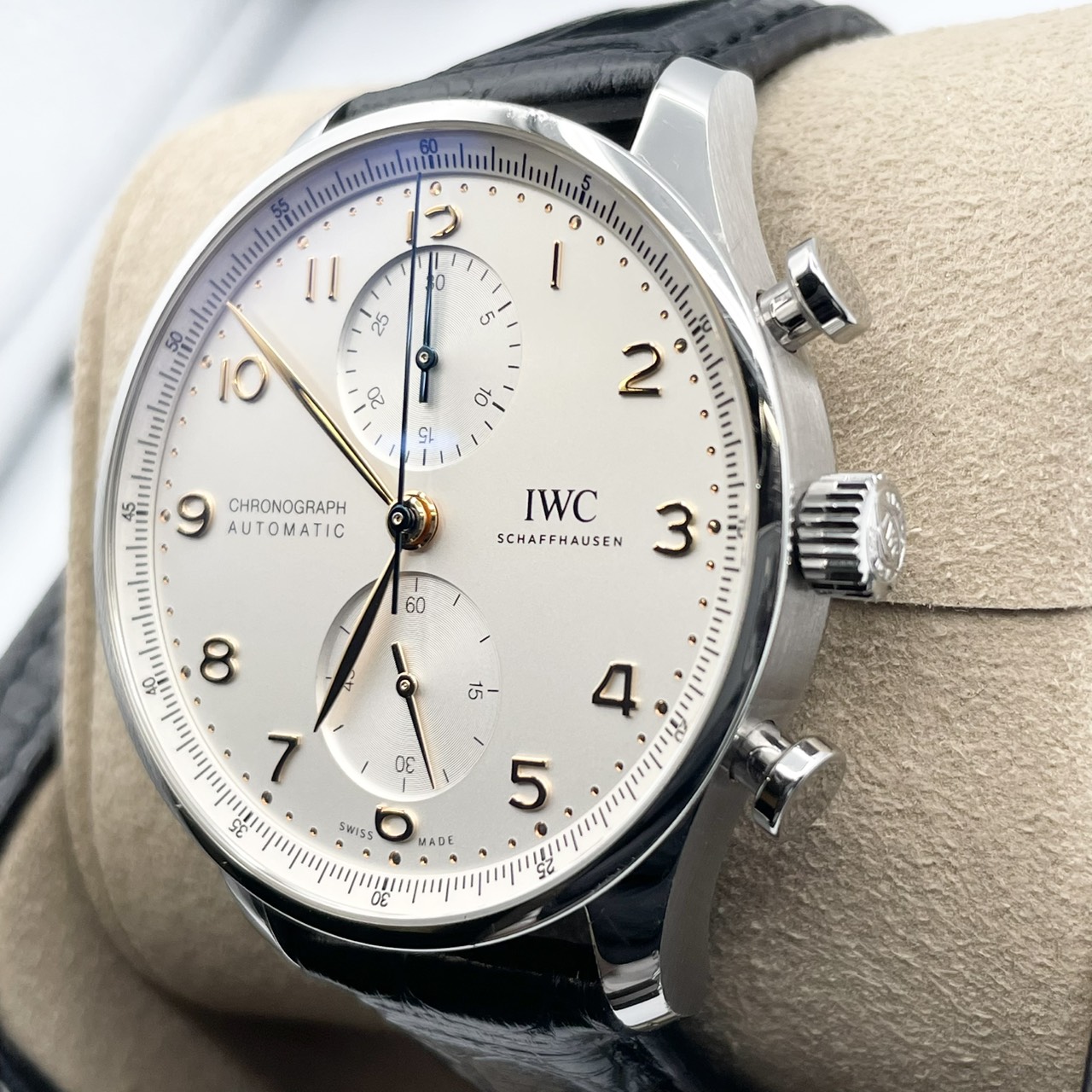 IWC ポルトギーゼ ・クロノグラフ IW371604 シルバー 41ｍｍ