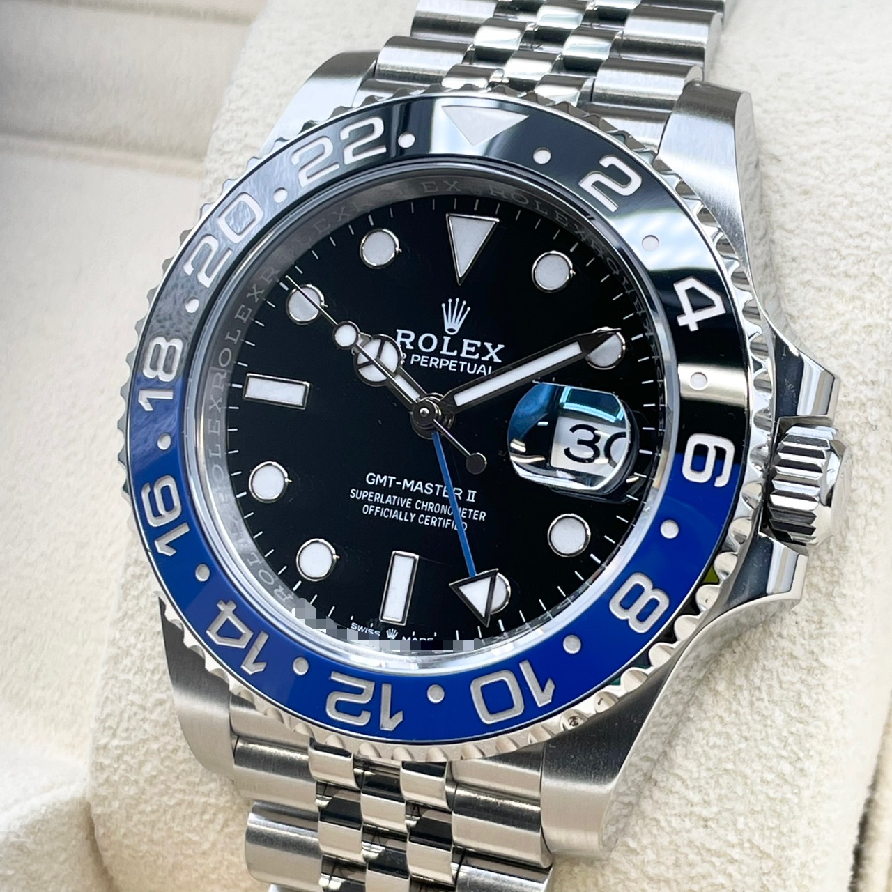 ロレックス GMTマスターII 126710BLNR バットマン ジュビリーブレス ブラック 40mm