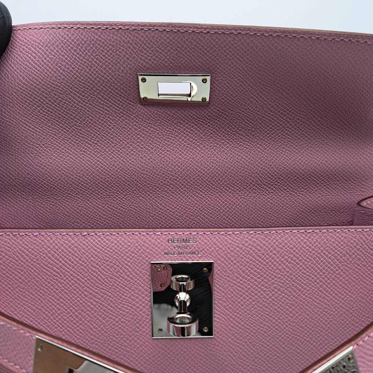 HERMES ケリーウォッチ　ドゥーブル　ピンク×シルバー金具 HERMES ケリーウォッチ ドゥーブル ピンク×シルバー金具 HERMES ケリー