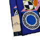 エルメス カレ 90 Le Tour du Monde en 63 Cases violet/rose/bleu スカーフ シルク