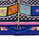 エルメス カレ 90 Le Tour du Monde en 63 Cases violet/rose/bleu スカーフ シルク