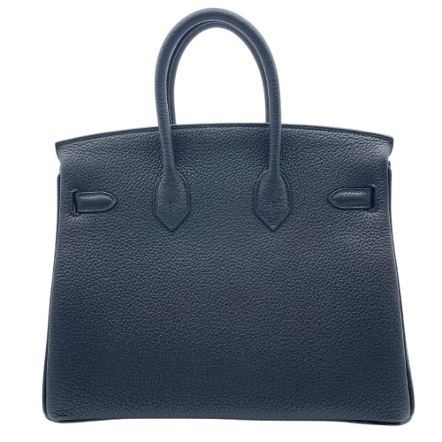 エルメス バーキン 25 ノワール トゴ シルバー金具 W刻印