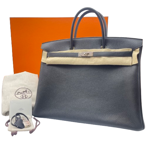 エルメス バーキン 40 ノワール トゴ シルバー金具 Y刻印