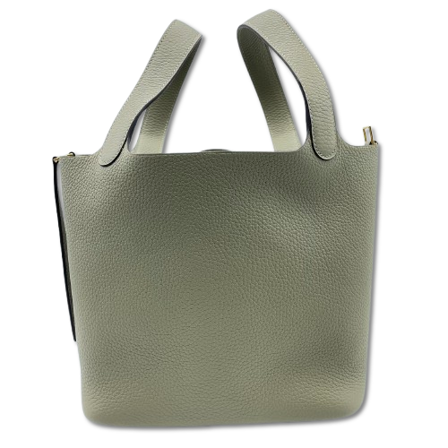 エルメス ピコタンロック MM セージ トリヨンクレマンス ゴールド金具 B刻印