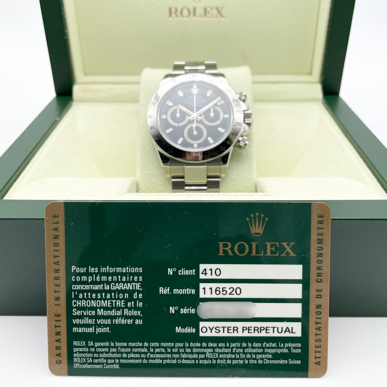 ロレックス デイトナ 116520 ブラック 40mm