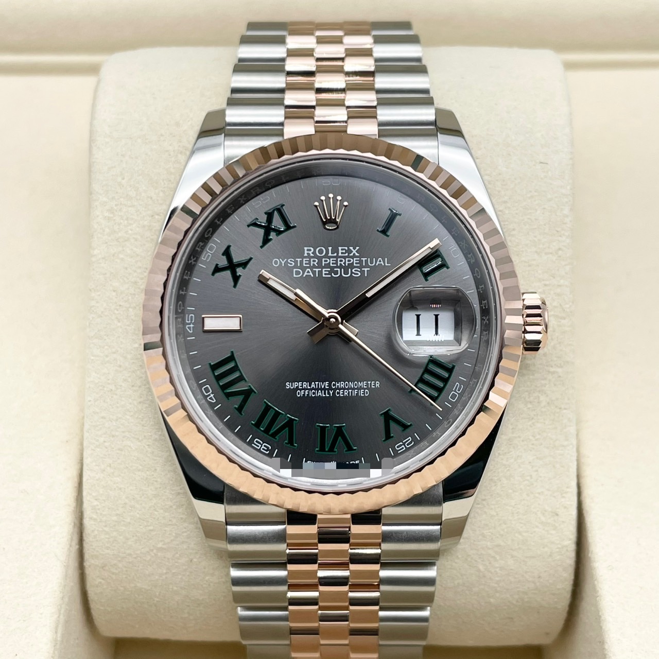 ロレックス デイトジャスト 126231 スレートローマン ジュビリーブレス 36mm