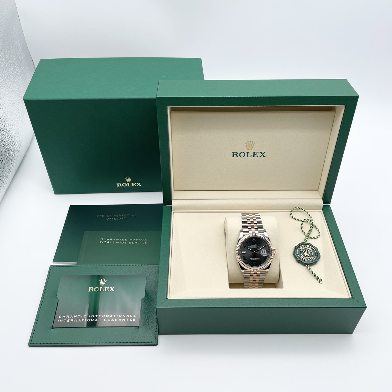 ロレックス デイトジャスト 126231 スレートローマン ジュビリーブレス 36mm
