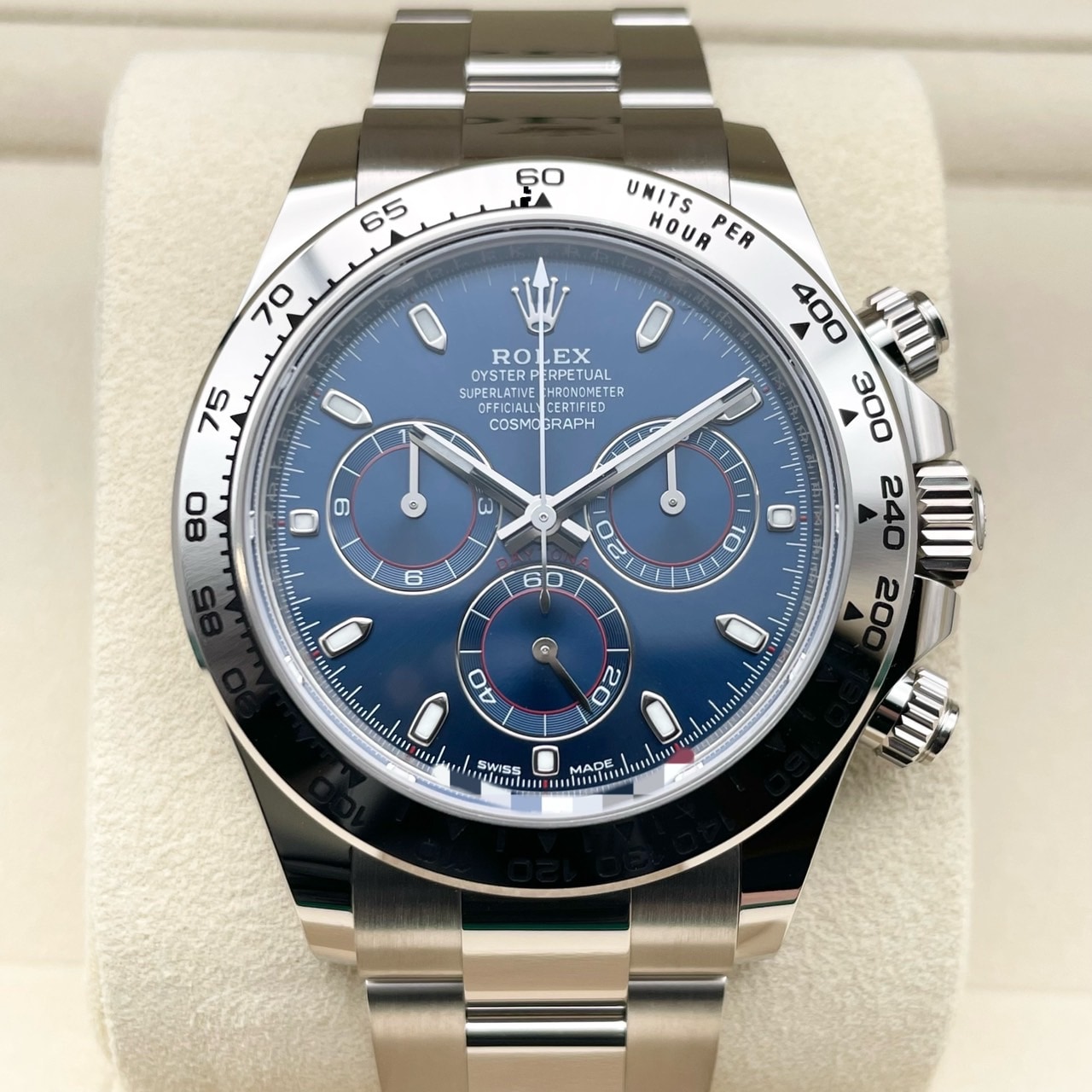 【希少な未使用品！】ロレックス デイトナ 116509 オイスターブレスレット ブルー