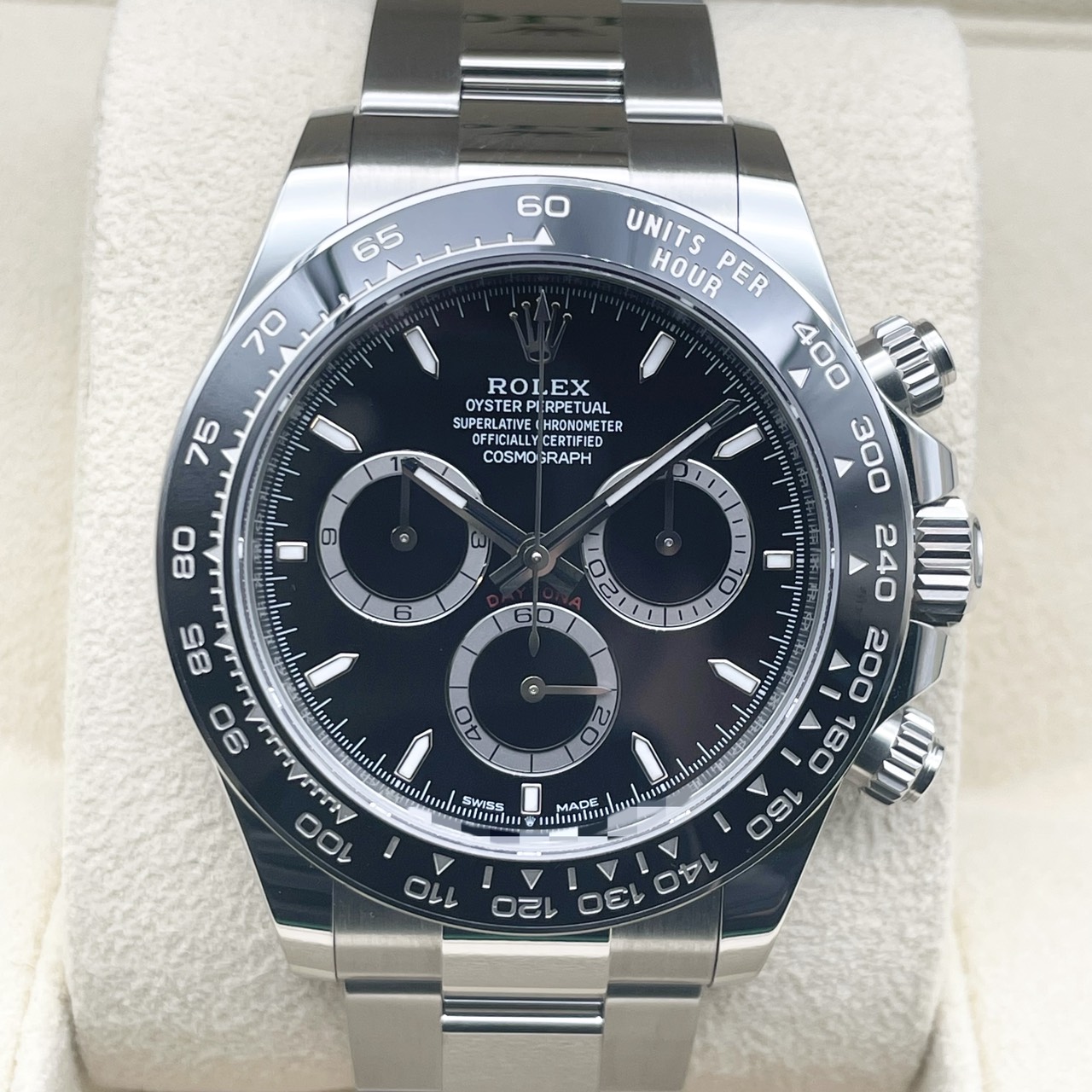 ロレックス デイトナ 126500LN ブラック ステンレススチール オイスターブレス 40mm