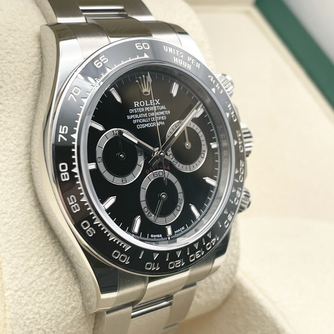 ロレックス デイトナ 126500LN ブラック ステンレススチール オイスターブレス 40mm