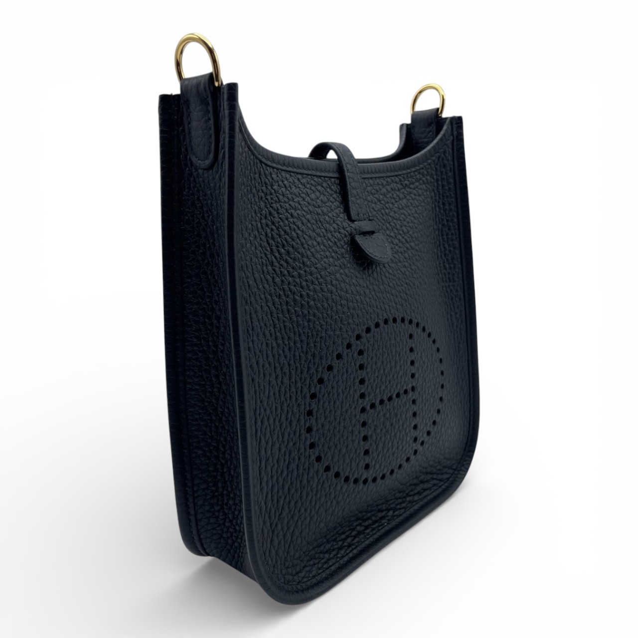 エルメス ミニエヴリン アマゾーヌ TPM ノワール トリヨンクレマンス ゴールド金具 K刻印