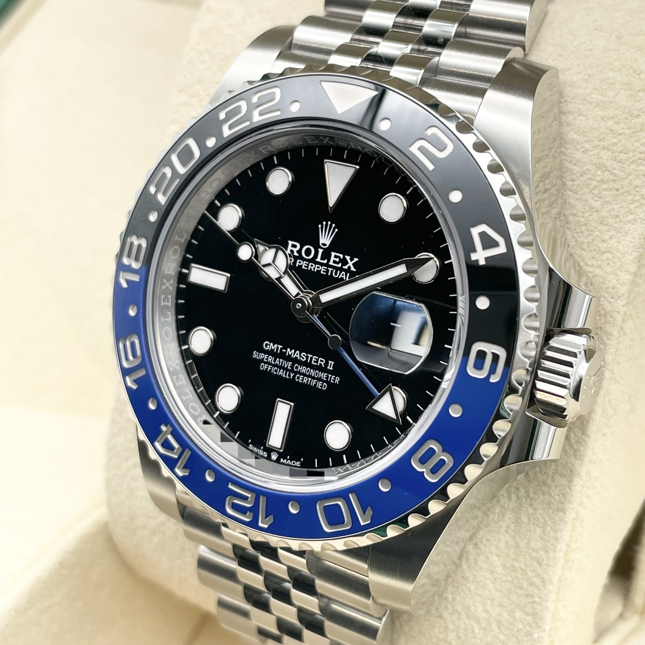 ロレックス GMTマスターII 126710BLNR バットマン ジュビリーブレス 40mm