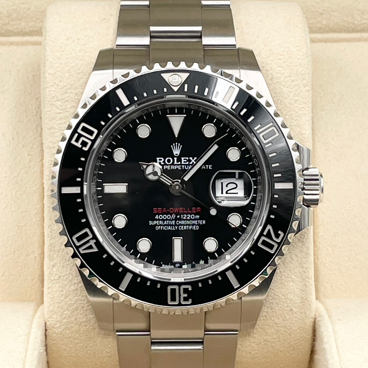 ロレックス シードゥエラー 126600 ブラック ステンレススチール 43mm