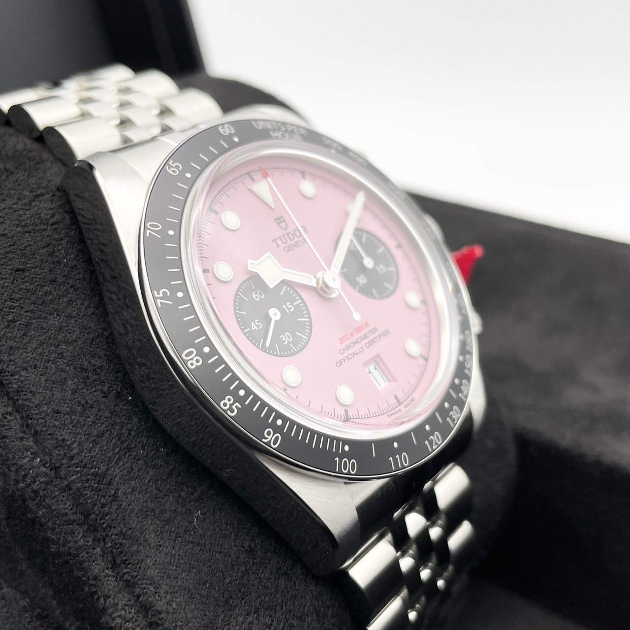 チューダー(チュードル) ブラックベイクロノ ピンク M79360N-0019 41mm