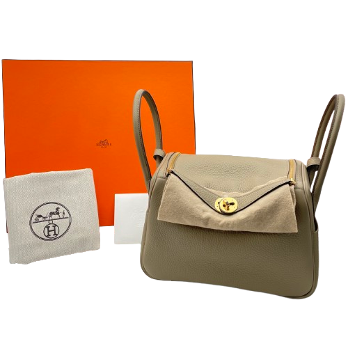 エルエス リンディ 26 ベージュマルファ トリヨンクレマンス ゴールド金具 W刻印