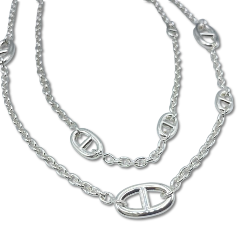 エルメスファランドール ネックレス 120cm シルバー925