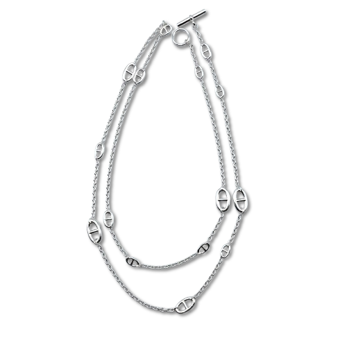 エルメスファランドール ネックレス 120cm シルバー925