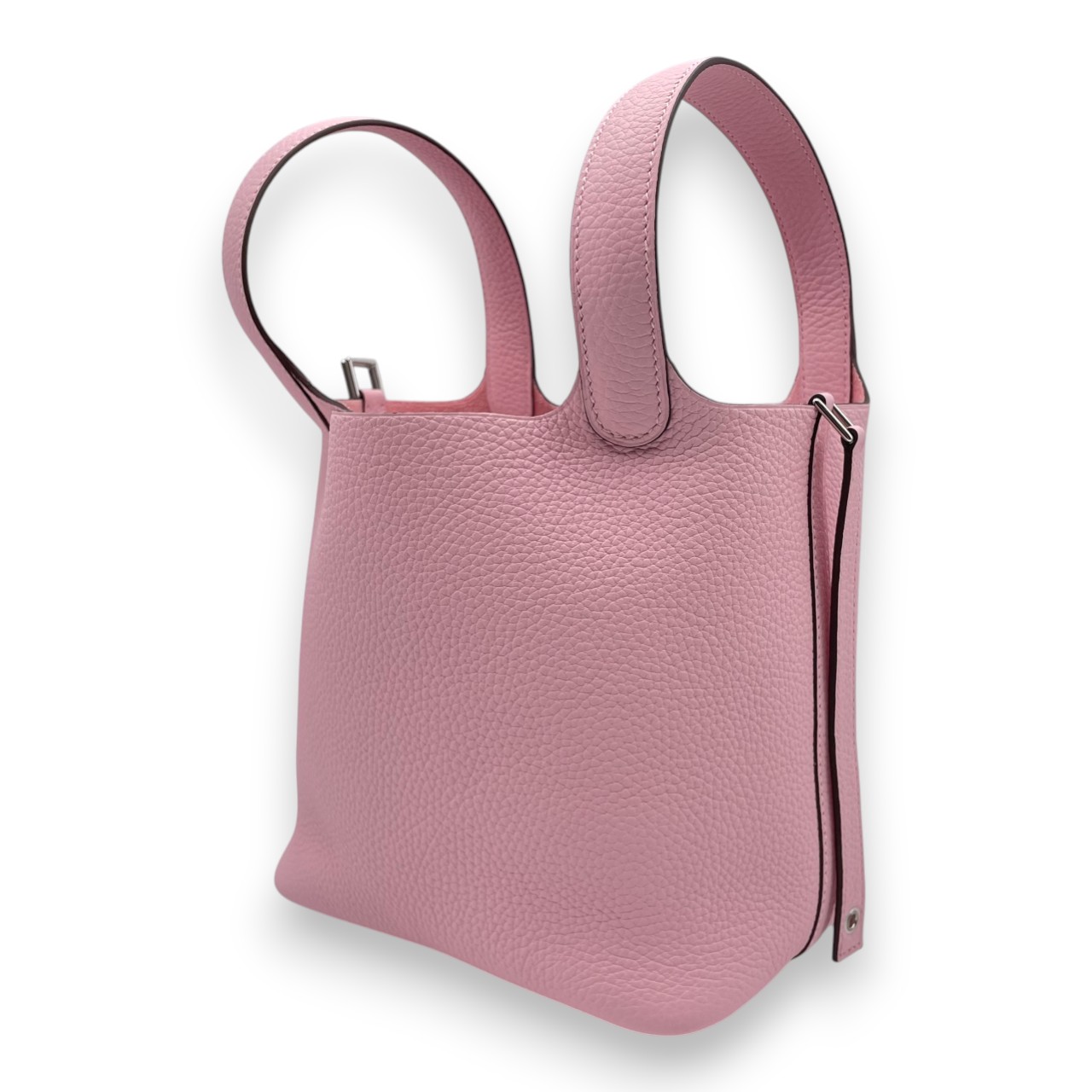 エルメス ピコタンロック PM ローズサクラ トリヨンクレマンス シルバー金具 K刻印