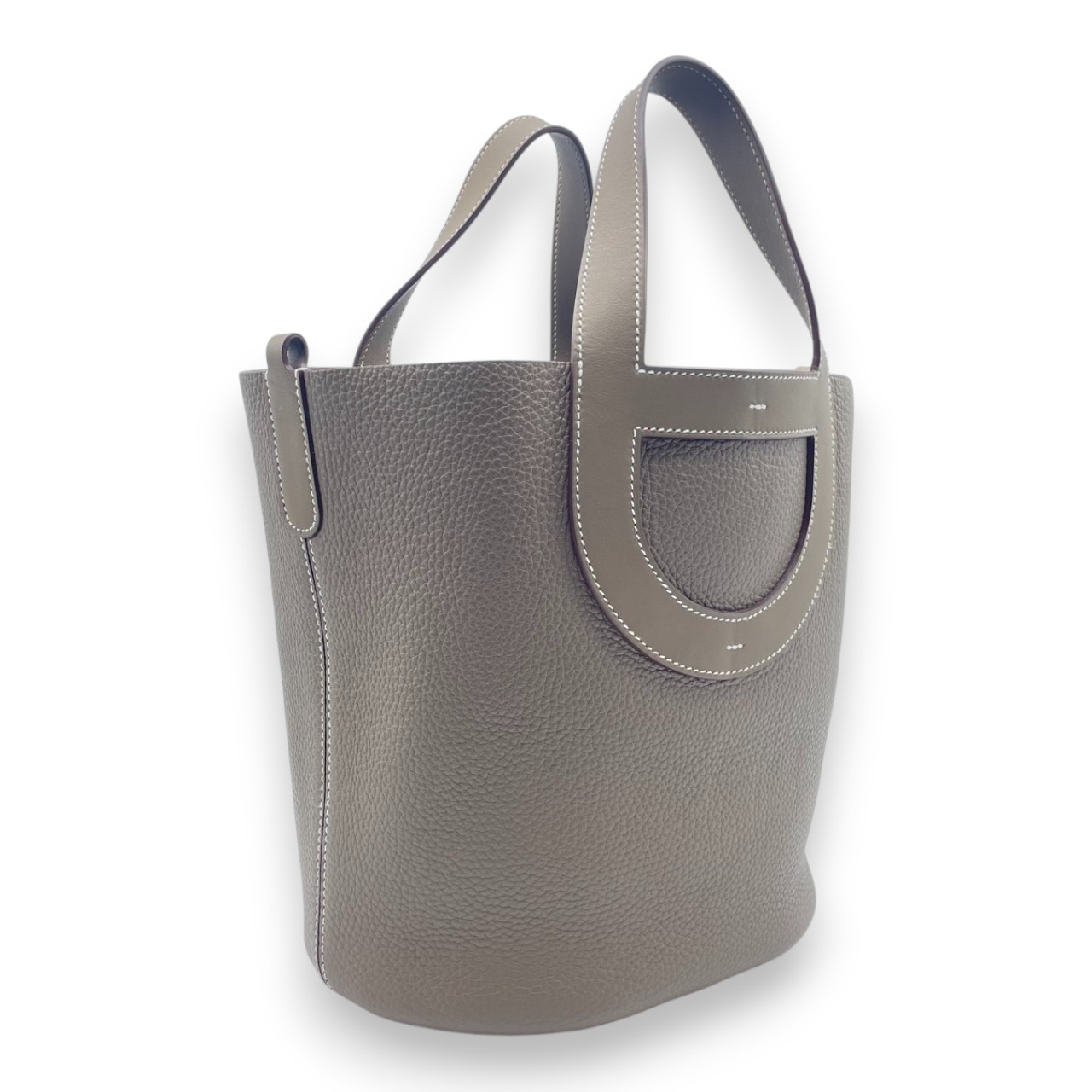 エルメス インザループ 23 エトゥープ トリヨンクレマンス シルバー金具 W刻印