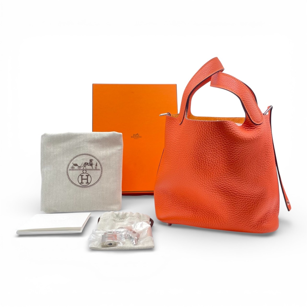 エルメス ピコタンロック PM フー トリヨンクレマンス シルバー金具 Z