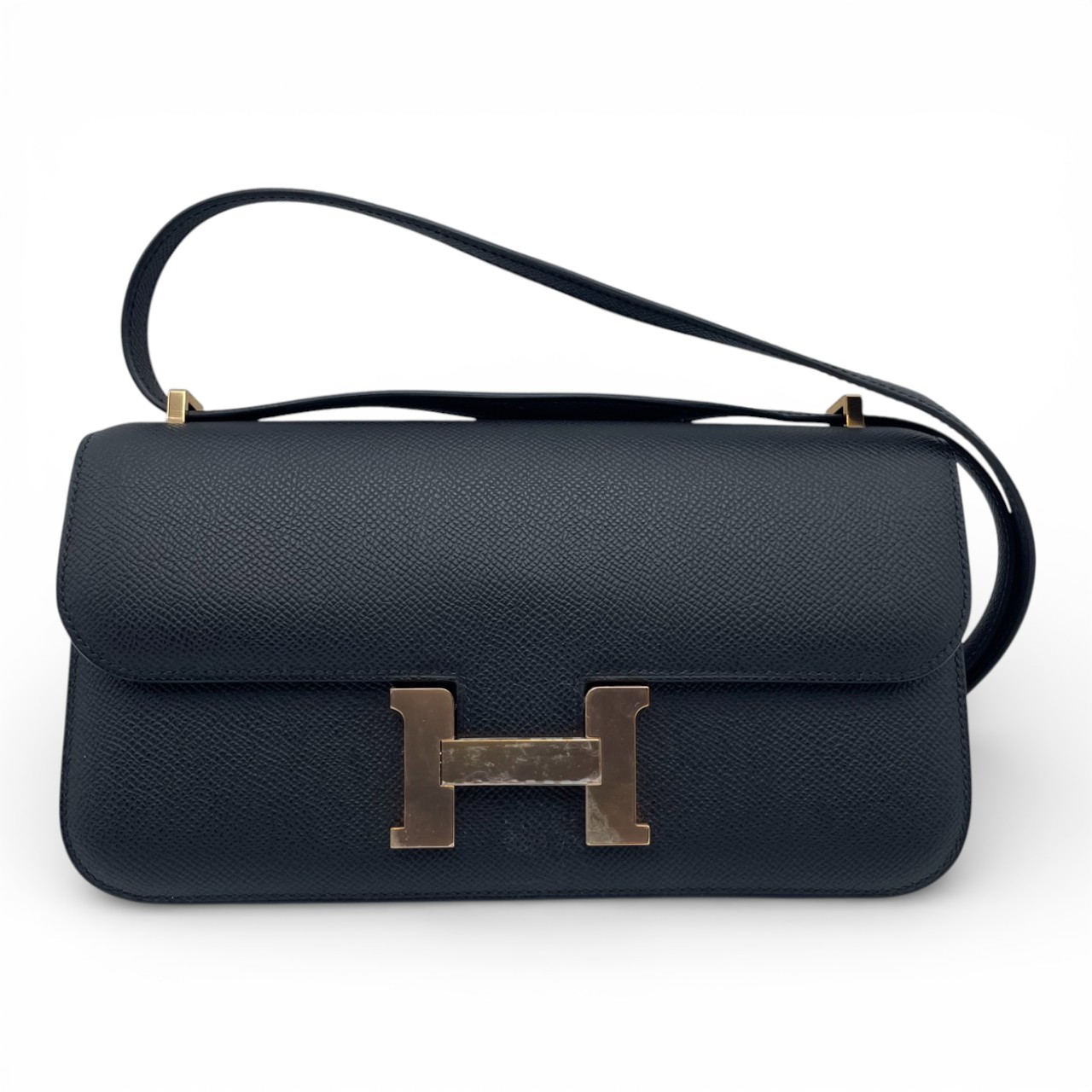 エルメス コンスタンスエラン 25 ノワール エプソン ローズゴールド金具 B刻印