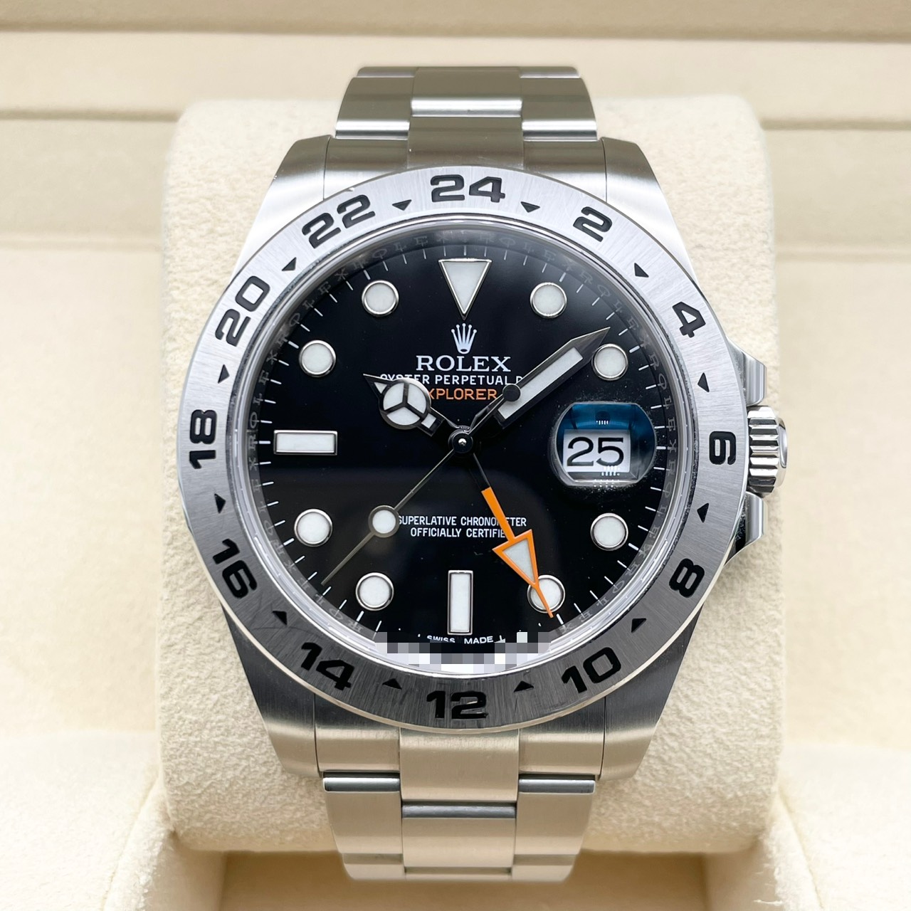 ロレックス エクスプローラーII 216570 ブラック  42mm