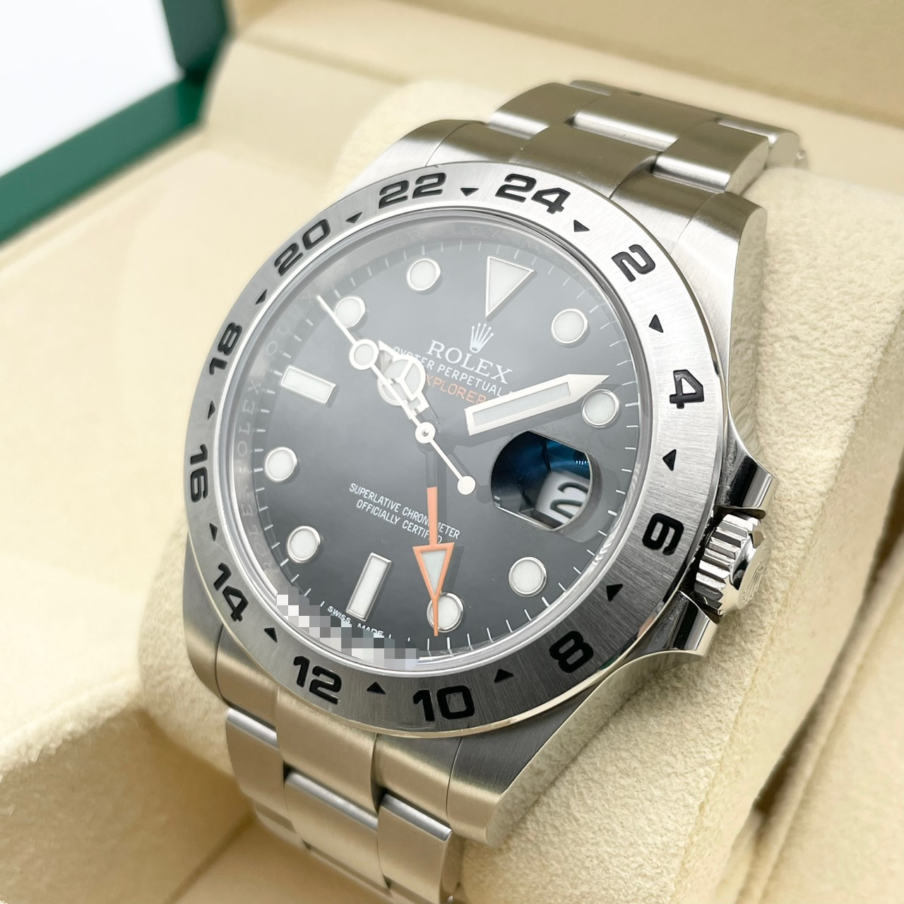 ロレックス エクスプローラーII 216570 ブラック  42mm