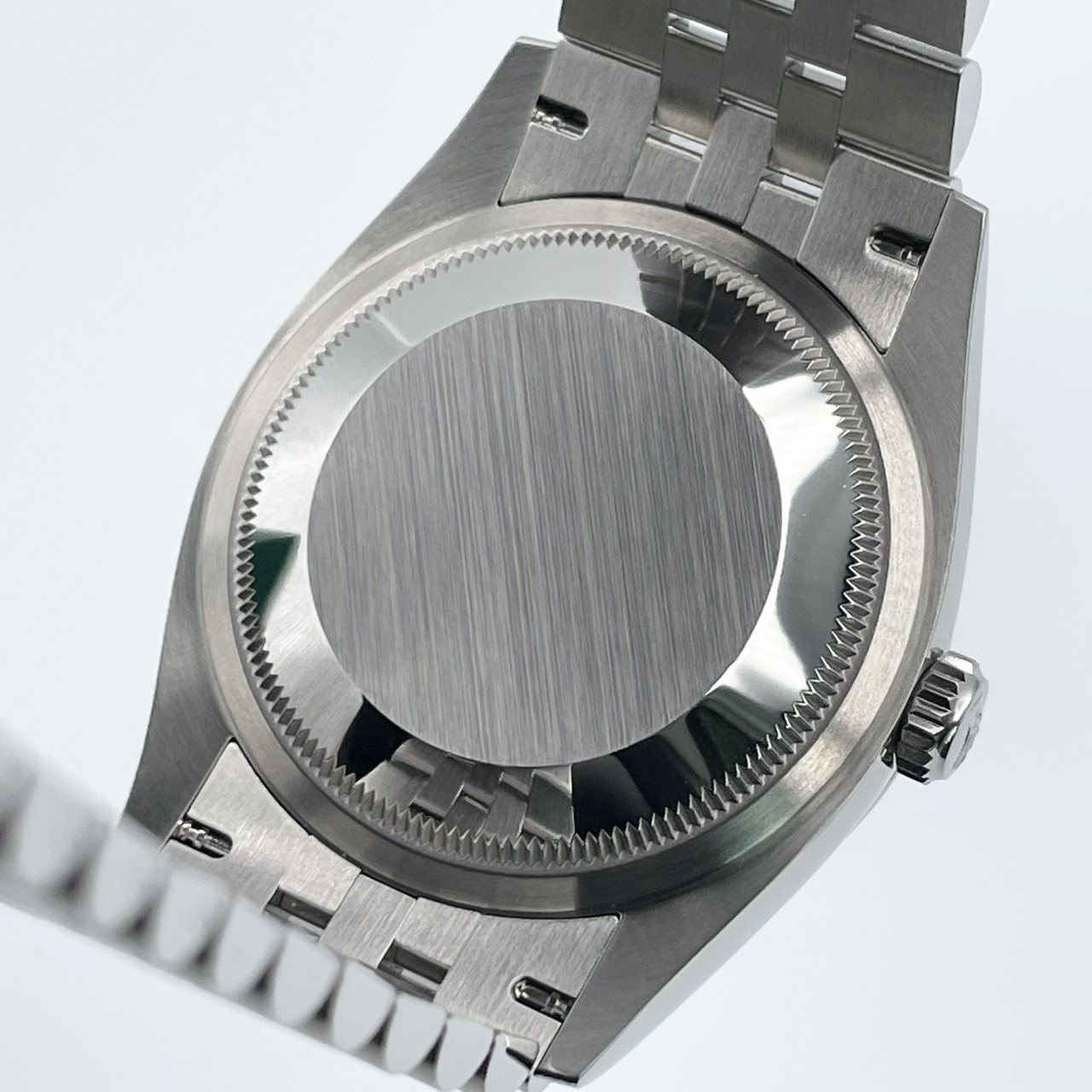 ロレックス デイトジャスト 126234G オリーブグリーンパームモチーフ ジュビリーブレスレット 36mm