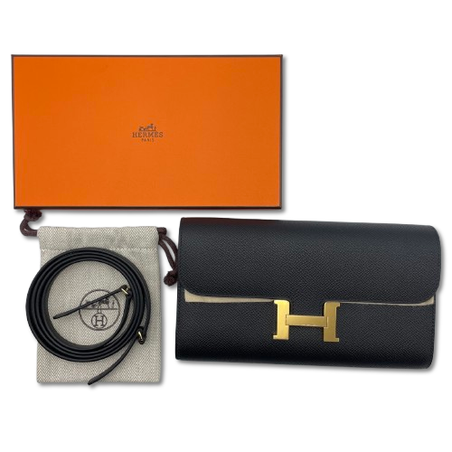 エルメス コンスタンストゥーゴー ノワール エプソン ゴールド金具 K刻印