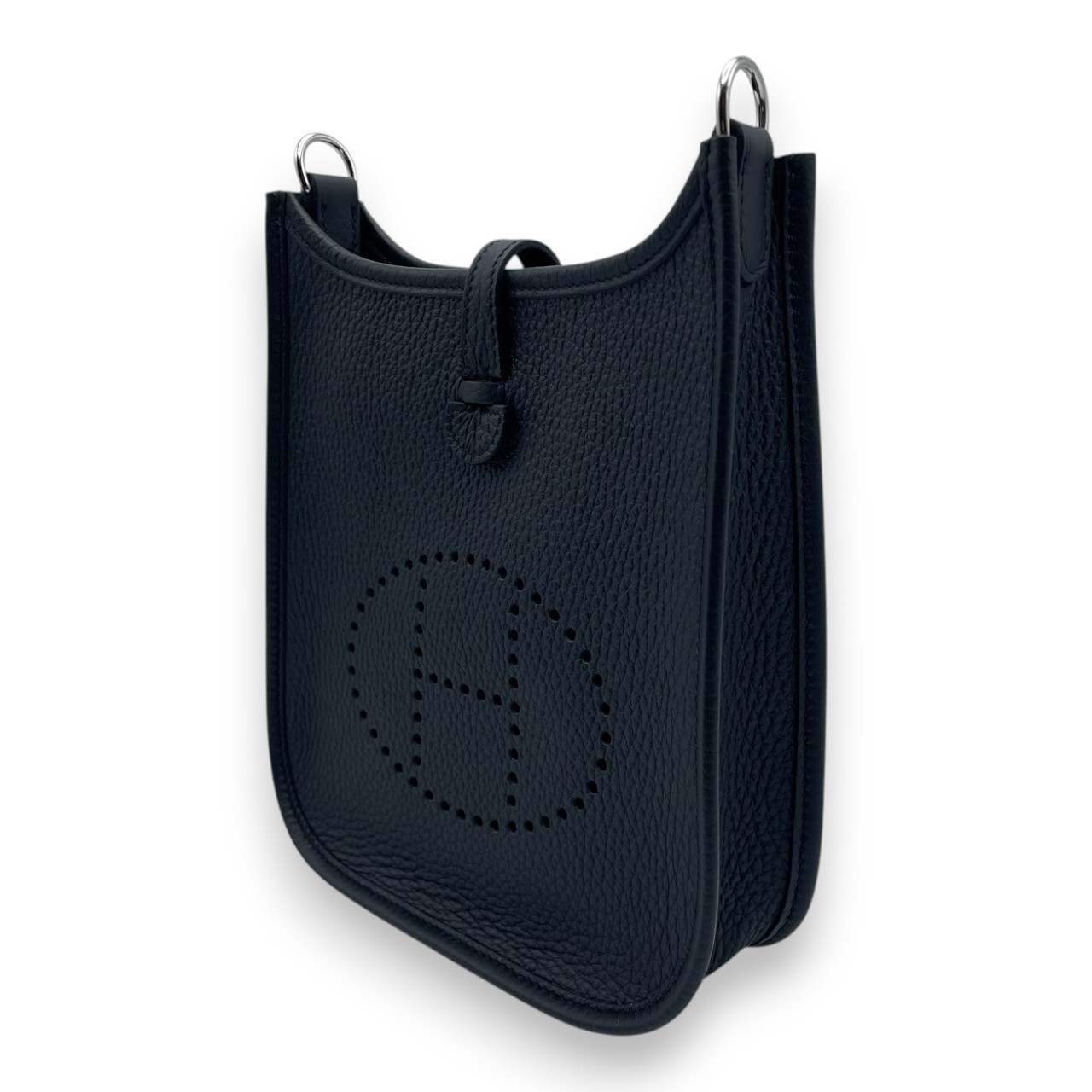 エルメス ミニエヴリン アマゾーヌ TPM ノワール トリヨンクレマンス シルバー金具 K刻印