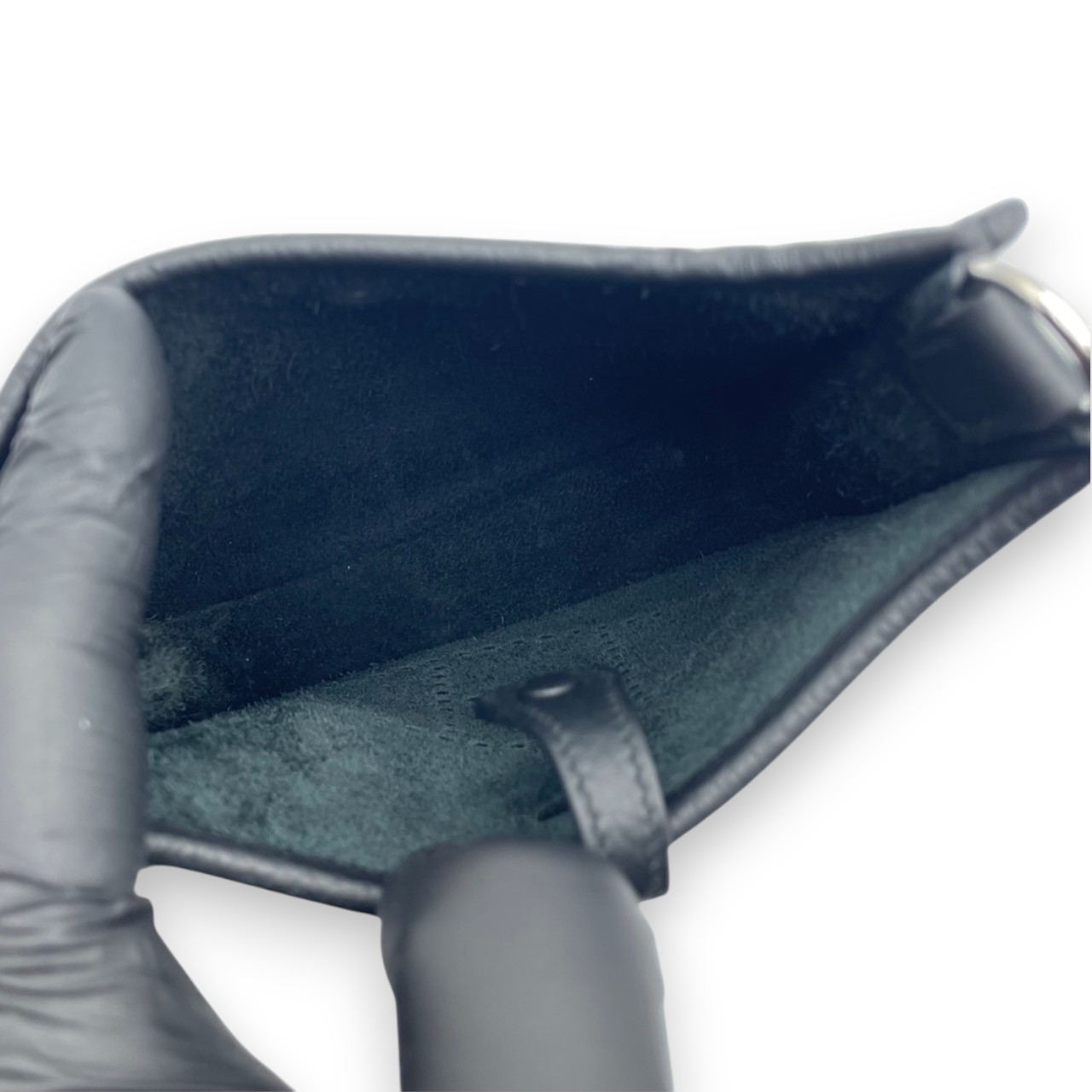 エルメス ミニエヴリン アマゾーヌ TPM ノワール トリヨンクレマンス シルバー金具 K刻印