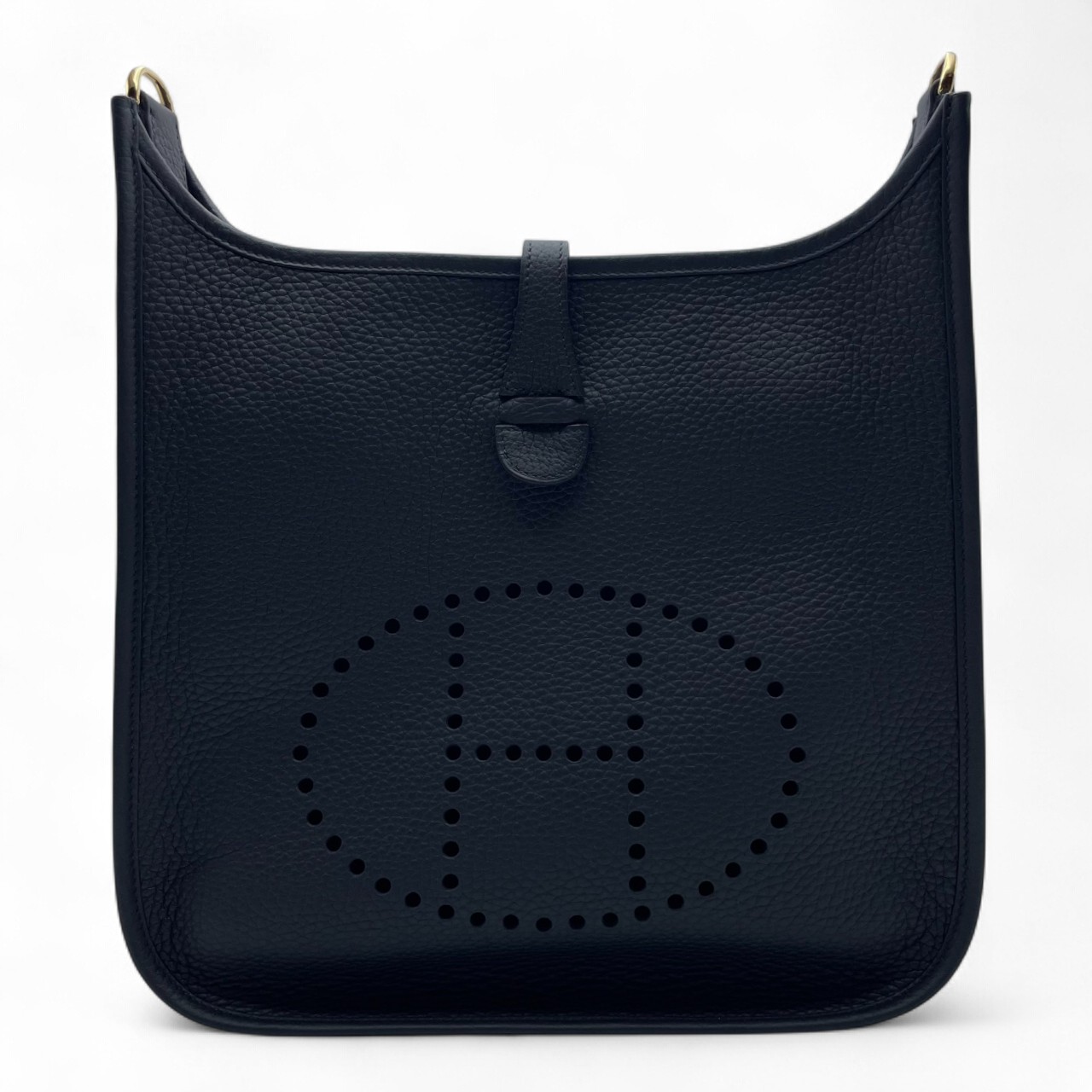 エルメス エヴリン PM ノワール トリヨンクレマンス ゴールド金具 K