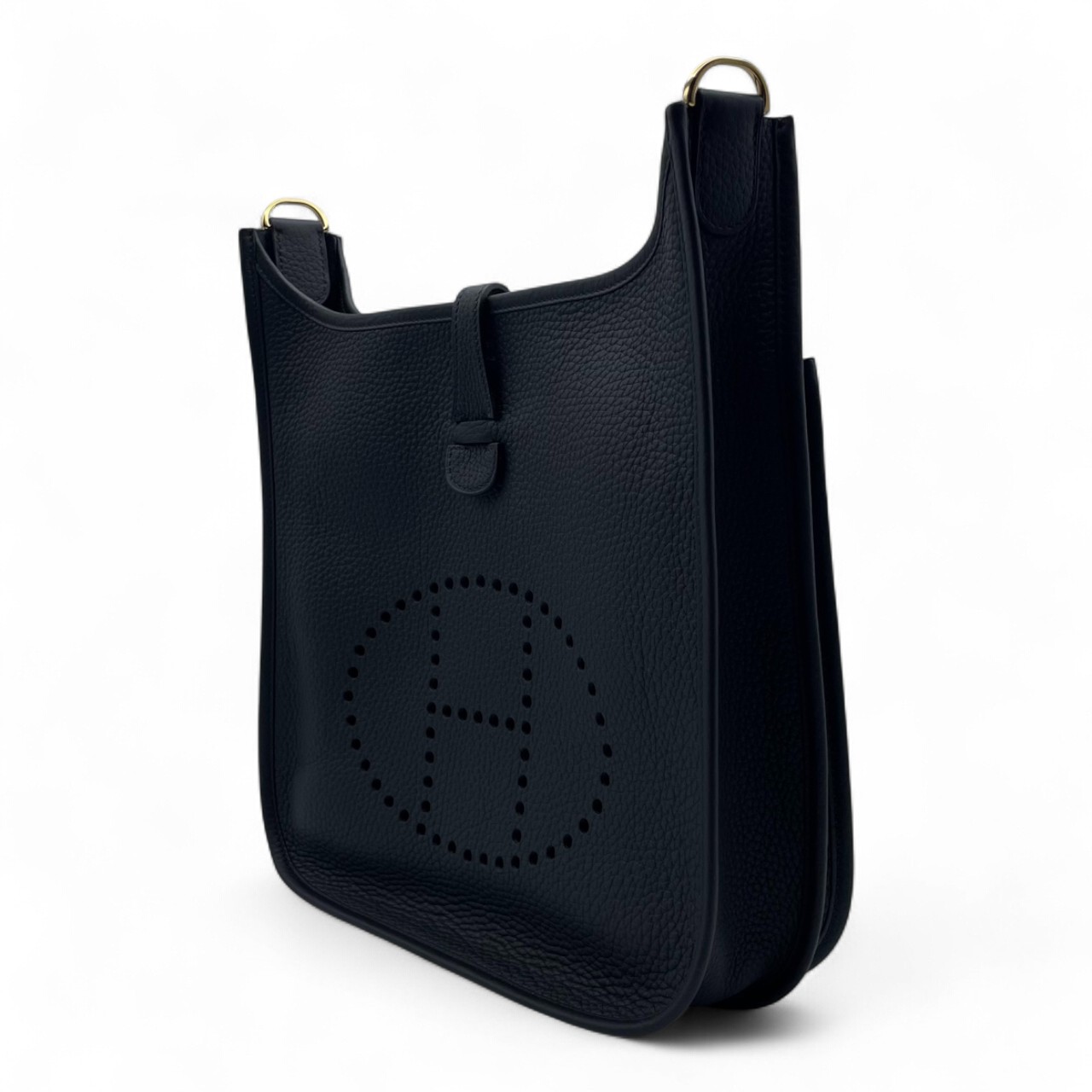 エルメス エヴリン PM ノワール トリヨンクレマンス ゴールド金具 K刻印