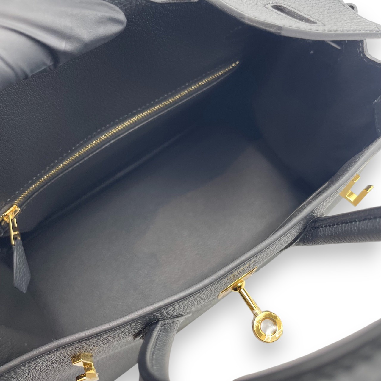 エルメス バーキン 25 プロン トゴ ゴールド金具 K刻印