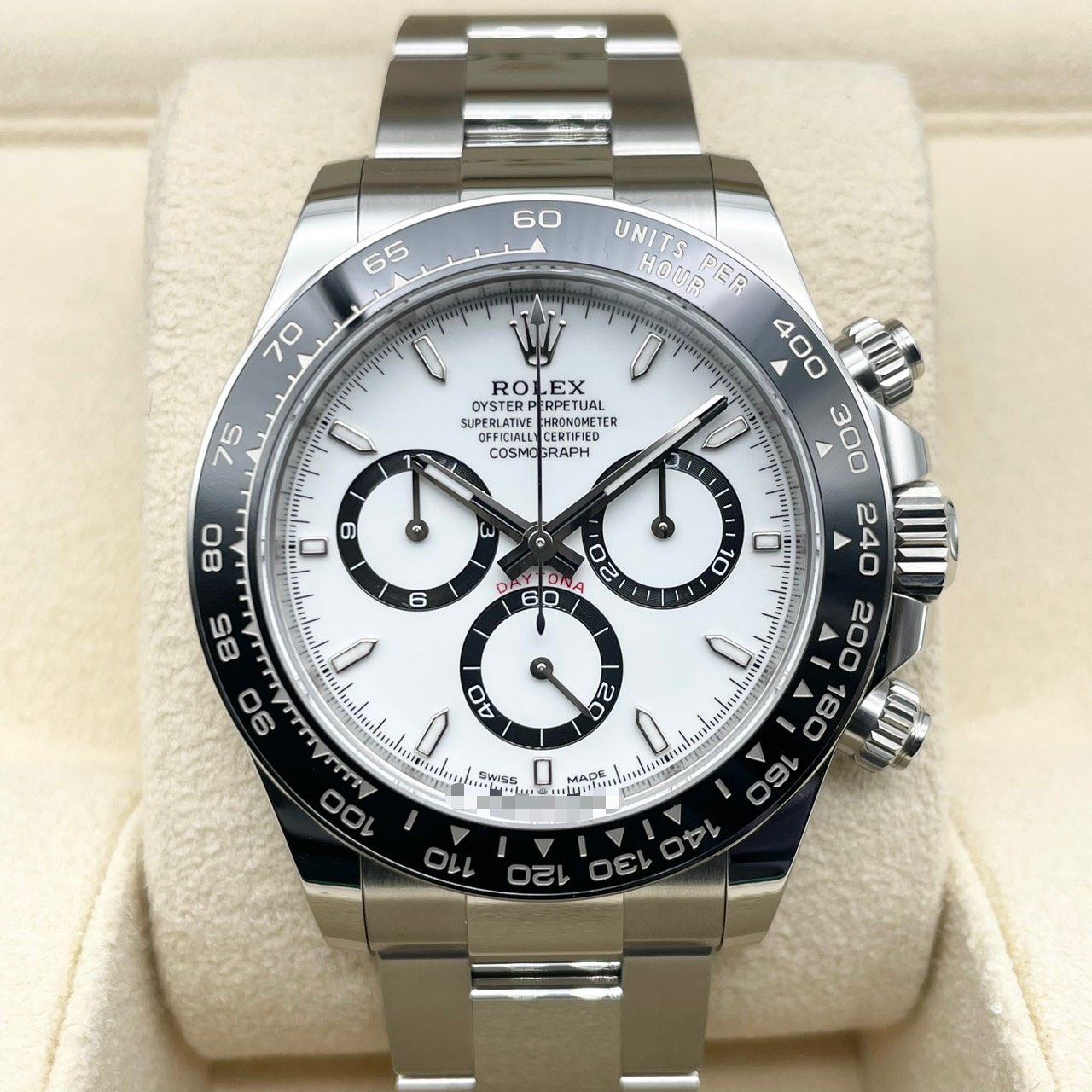 ロレックス デイトナ 126500LN ホワイト ステンレススチール オイスターブレス 40mm