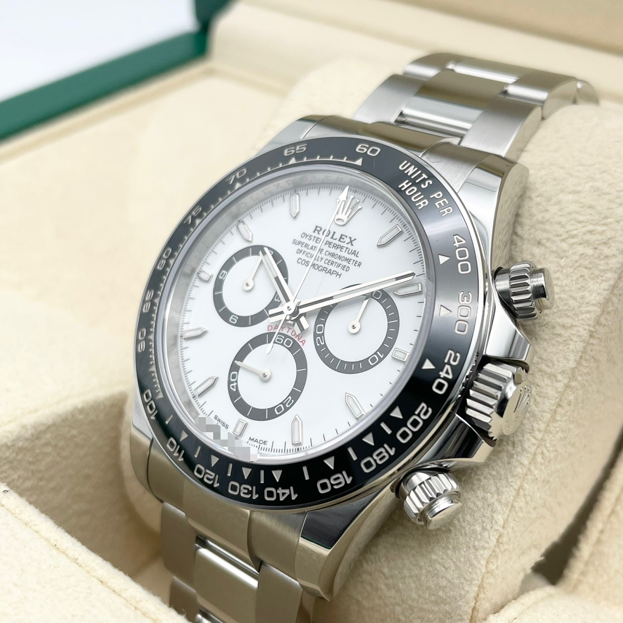 ロレックス デイトナ 126500LN ホワイト ステンレススチール オイスターブレス 40mm