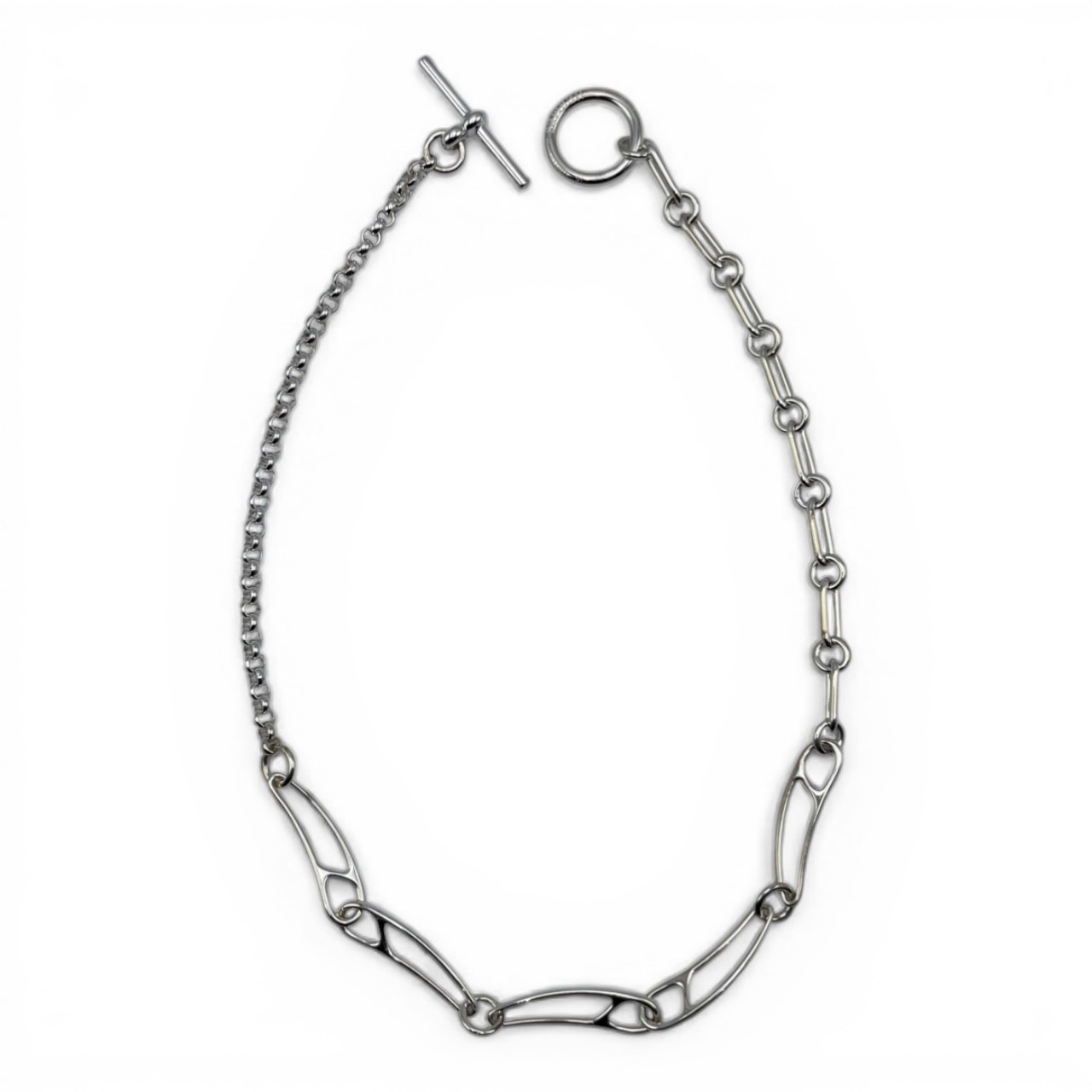 エルメス シェーヌ・ダンクル パンクネックレス 42㎝ シルバー925