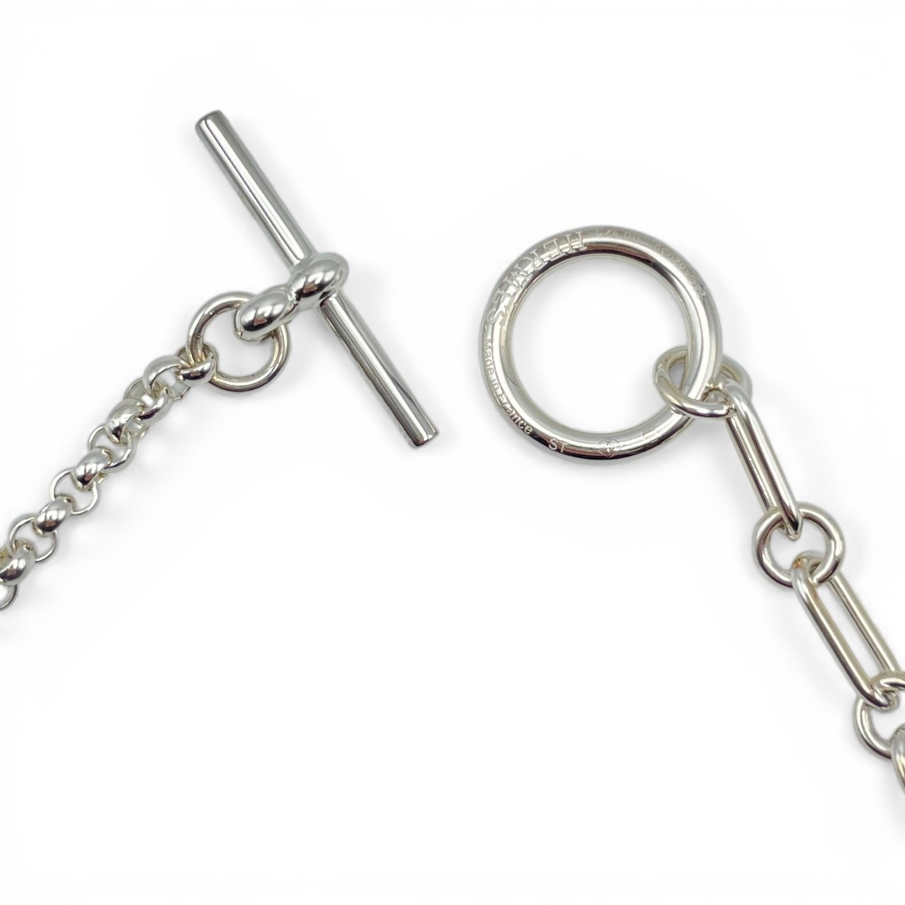 エルメス シェーヌ・ダンクル パンクネックレス 42㎝ シルバー925