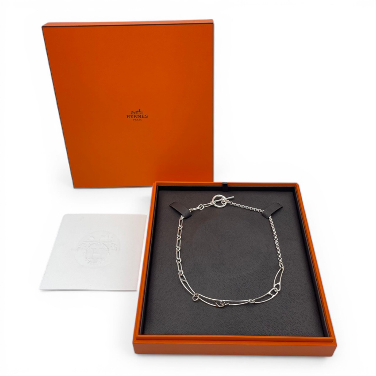 エルメス シェーヌ・ダンクル パンクネックレス 42㎝ シルバー925