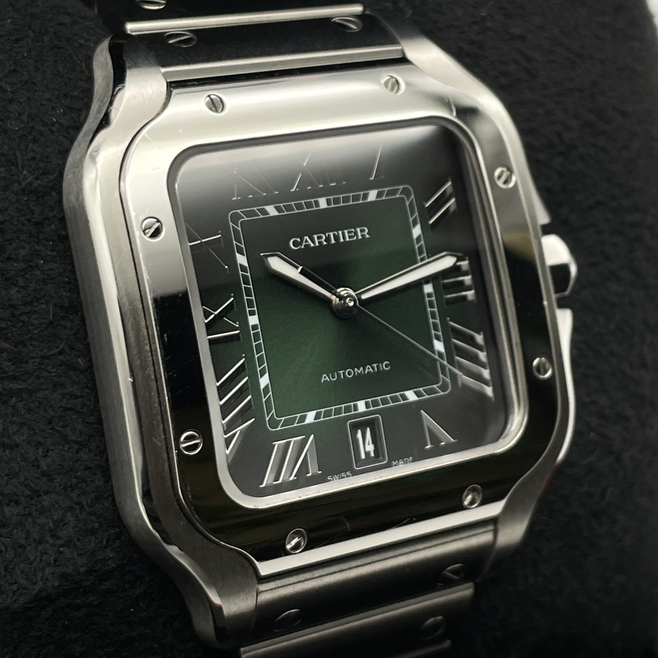 カルティエ サントス ドゥ カルティエ WSSA0062 グリーン 39.8mm