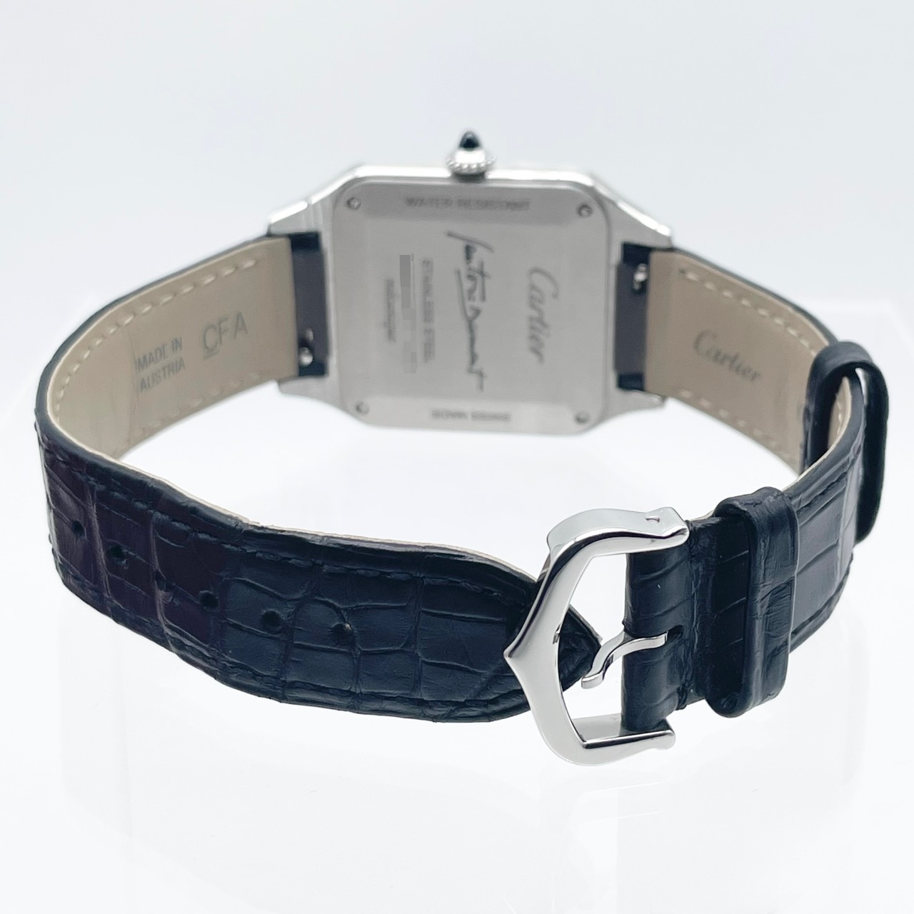 【国内定価約141万円！】カルティエ サントスデュモン WSSA0046 ブラック 43.5mm×31.4mm