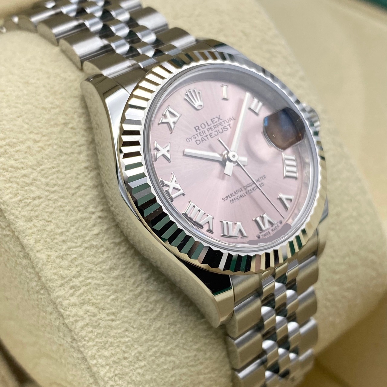 ロレックス デイトジャスト28 279174 ピンク ジュビリーブレス