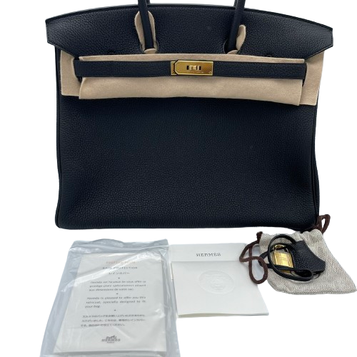 エルメス バーキン35 ノワール トゴ ゴールド金具 □N刻印(2010年製造