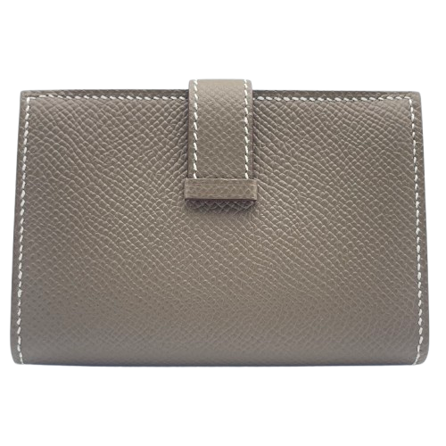 エルメス ベアンミニ カードケース エプソン シルバー金具 W刻印